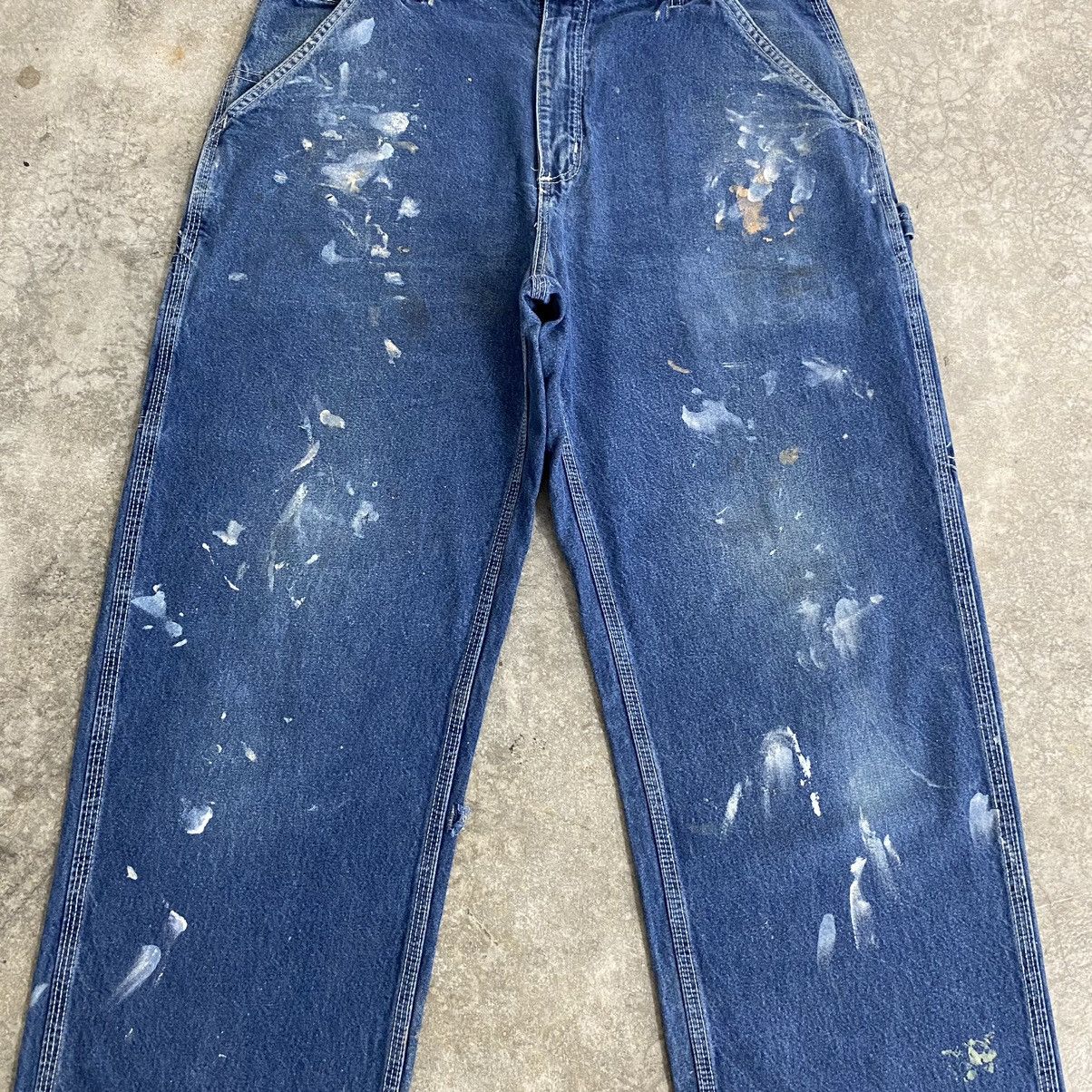 Carhartt Vintage Carhartt Splatter Painter Workwear Denim Jeans Size US 36 / EU 52 - 4 Thumbnail