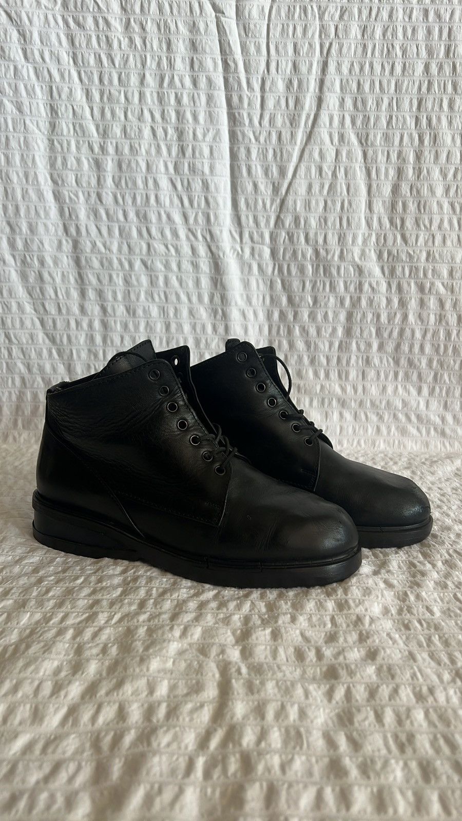 Dirk Bikkembergs Dirk Bikkembergs 90s Wooden Heel Boot Size US 9.5 / EU 42-43 - 4 Thumbnail