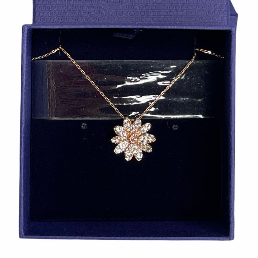 Swarovski Swarovski Crystal Eternal Flower Pink Pendant Necklace Size ONE SIZE - 1 Thumbnail