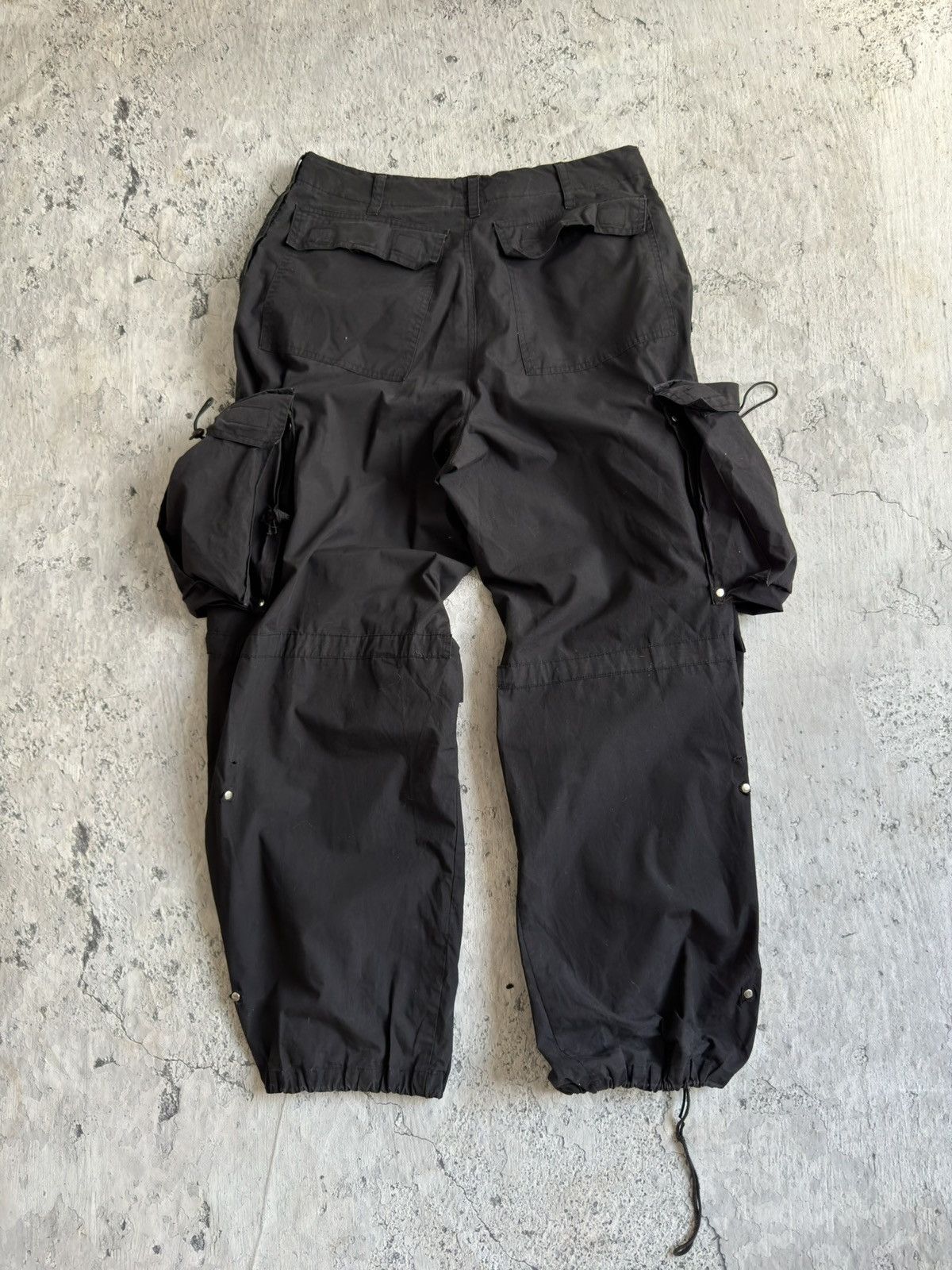 Vintage NINJA 🥷🏿 Parachute Cargo Pocket Pants Size US 34 / EU 50 - 4 Thumbnail