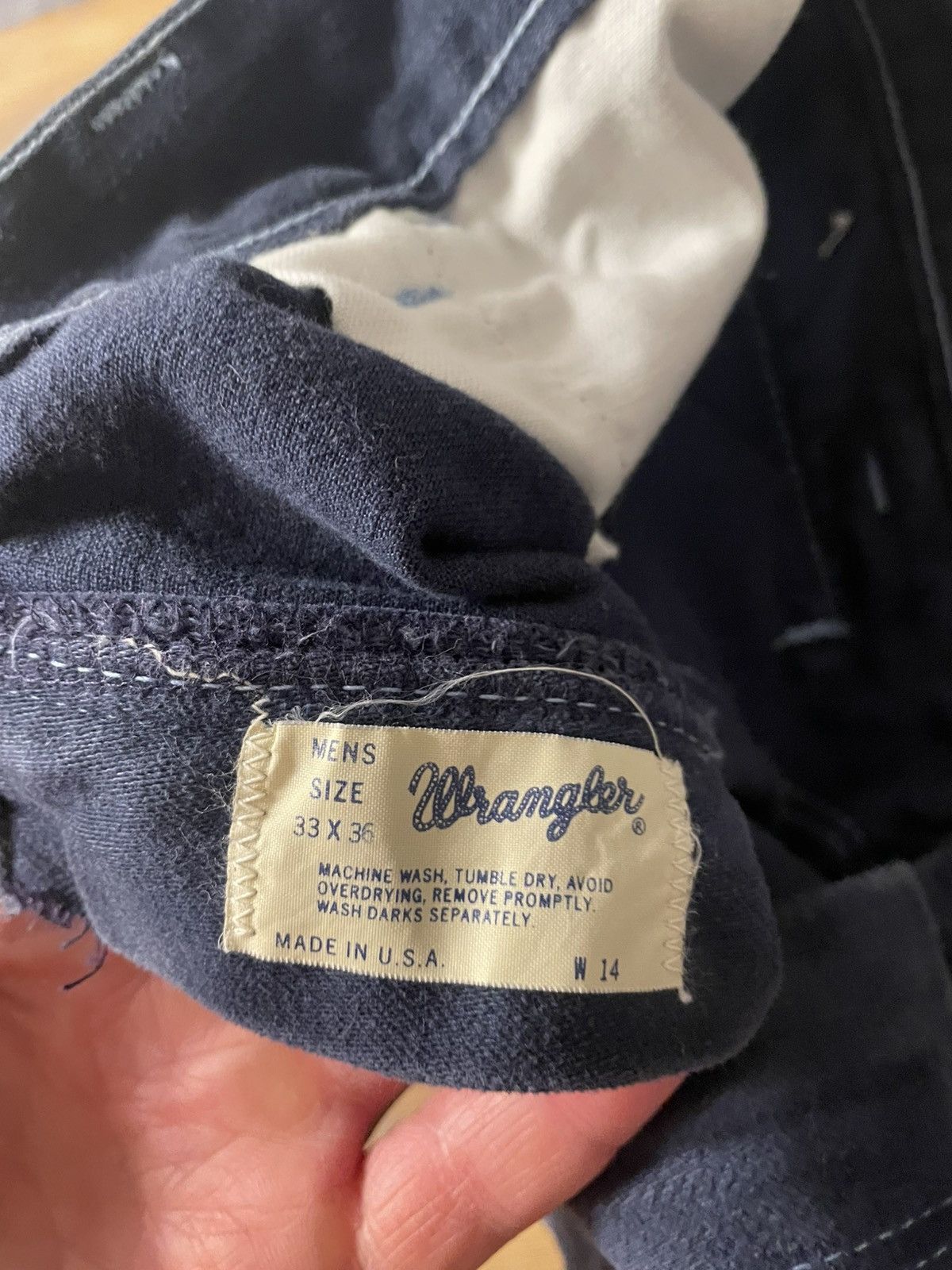 Wrangler Made in usa vintage boot cut pants Size US 33 - 6 Thumbnail