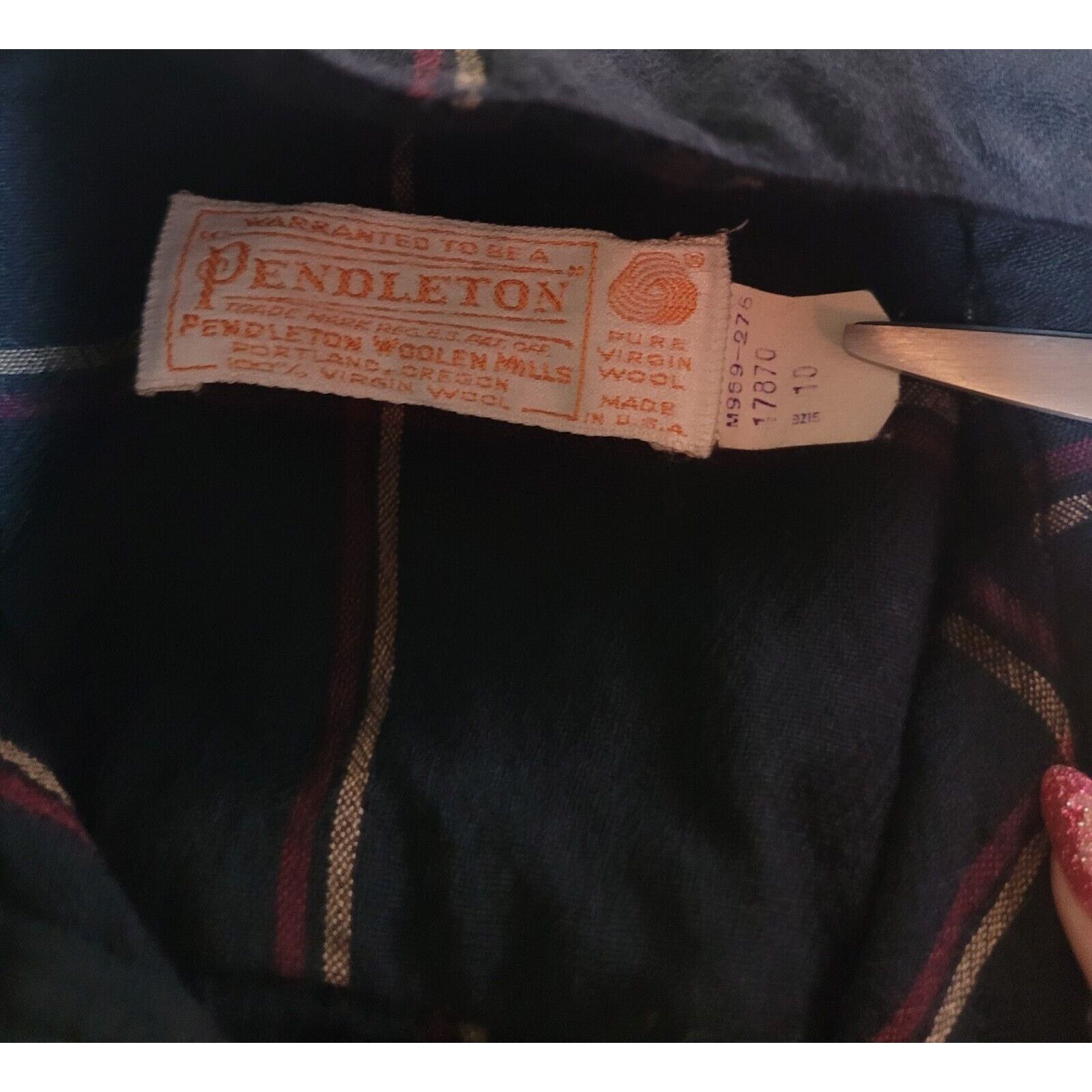 Pendleton VTG Pendleton Wool Blouse 10 USA Made Academia Prep Classic Size L / US 10 / IT 46 - 3 Thumbnail