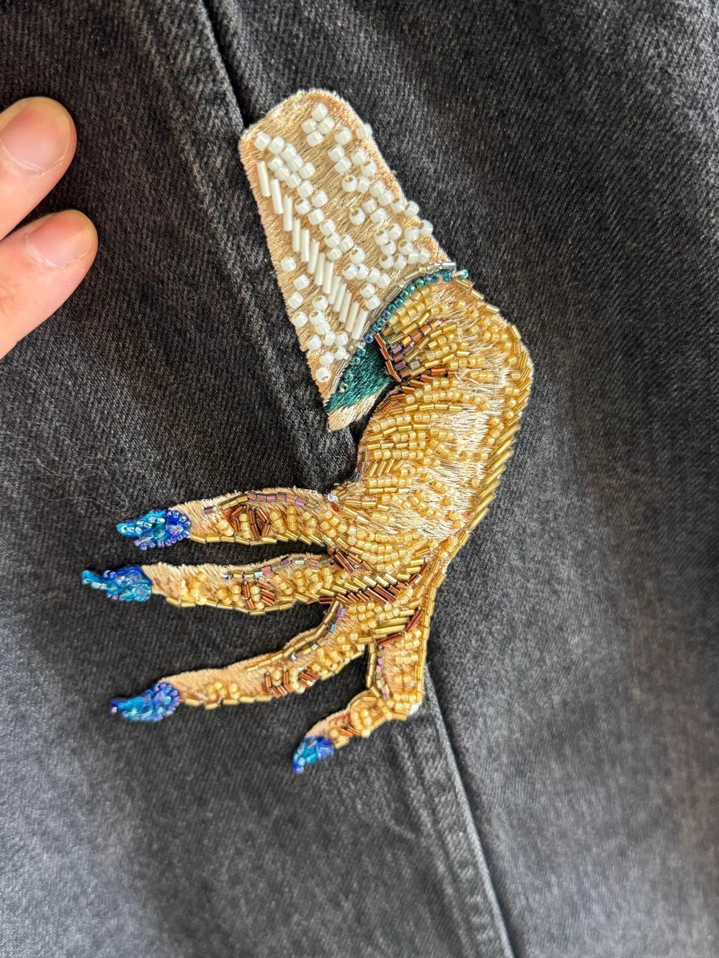 Undercover Undercover 23aw GH Denim Jkt Washed Black Size 5 Embroidered Size US XXL / EU 58 / 5 - 3 Thumbnail