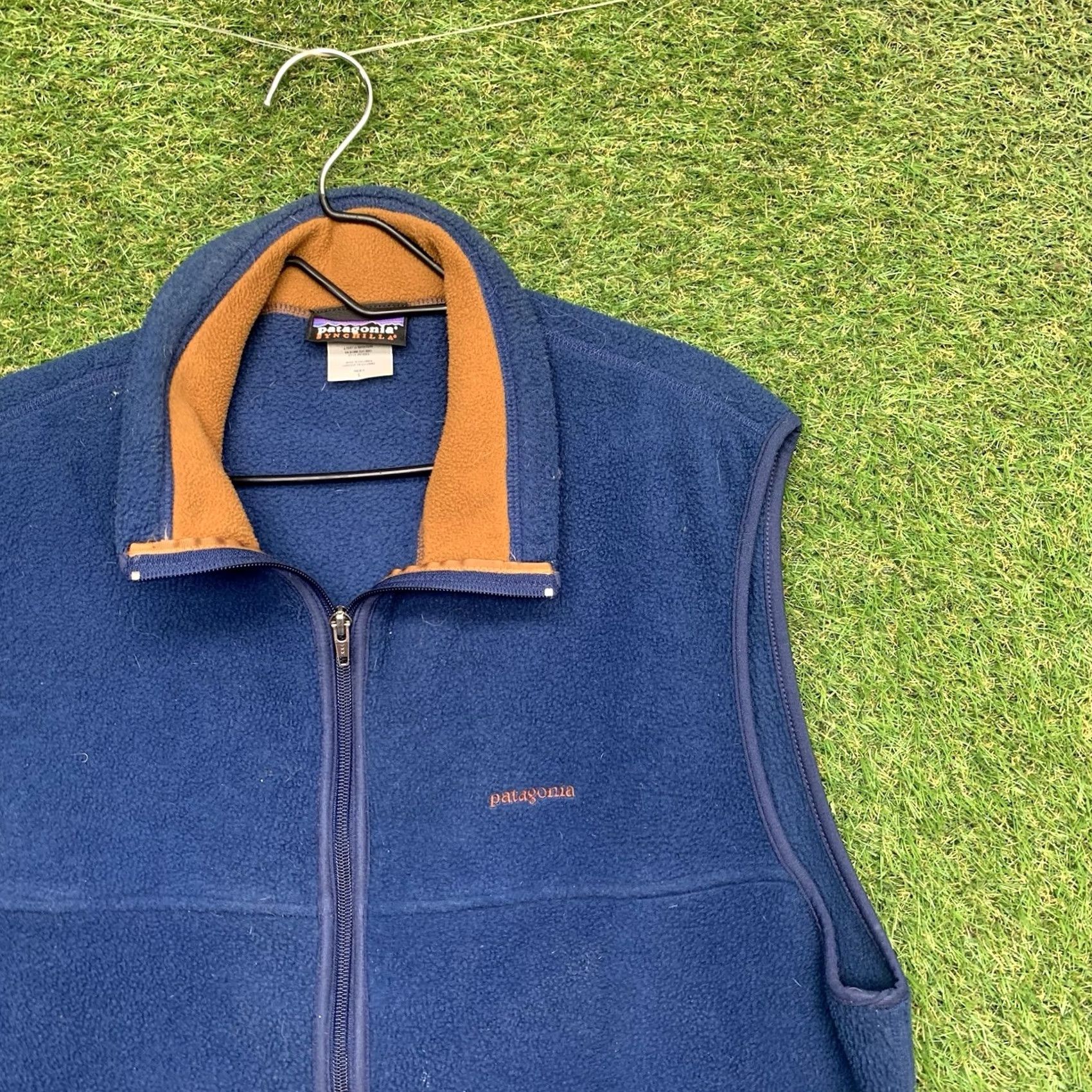 Patagonia Patagonia Synchilla Vest Mens L Full Zip Fleece Pockets Blue Outdoor Layer Windbreaker Mid-Length Jacket/Coat? Size US L / EU 52-54 / 3 - 2 Thumbnail