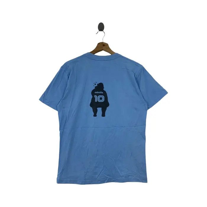 Vintage DIEGO MARADONA ESTRELLA Fat Man Slim Football Tee Shirt Size US M / EU 48-50 / 2 - 3 Thumbnail