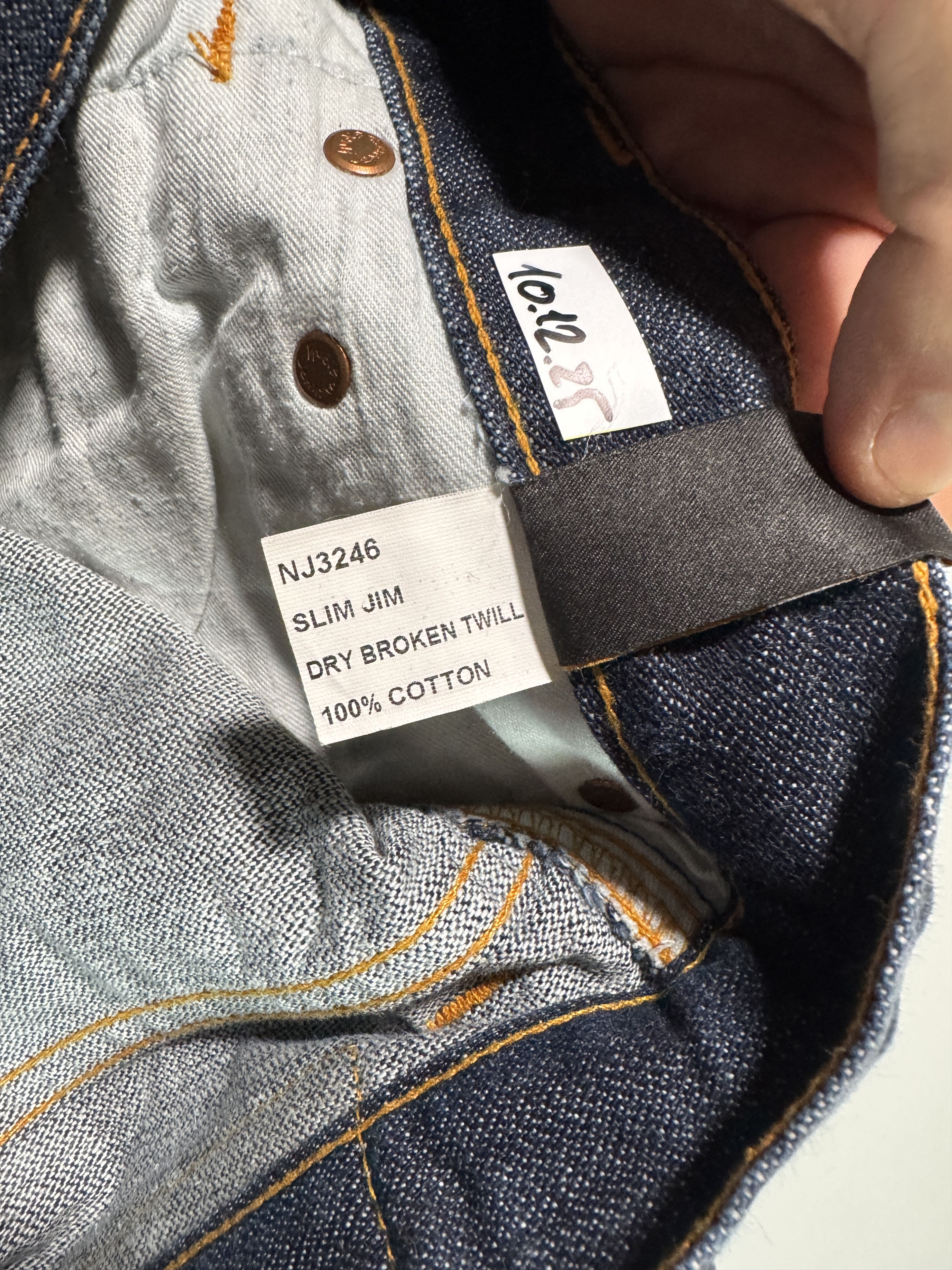 Nudie Jeans Nudie Jeans Slim Jim Broken Twill NJ3246 Size US 32 / EU 48 - 8 Thumbnail