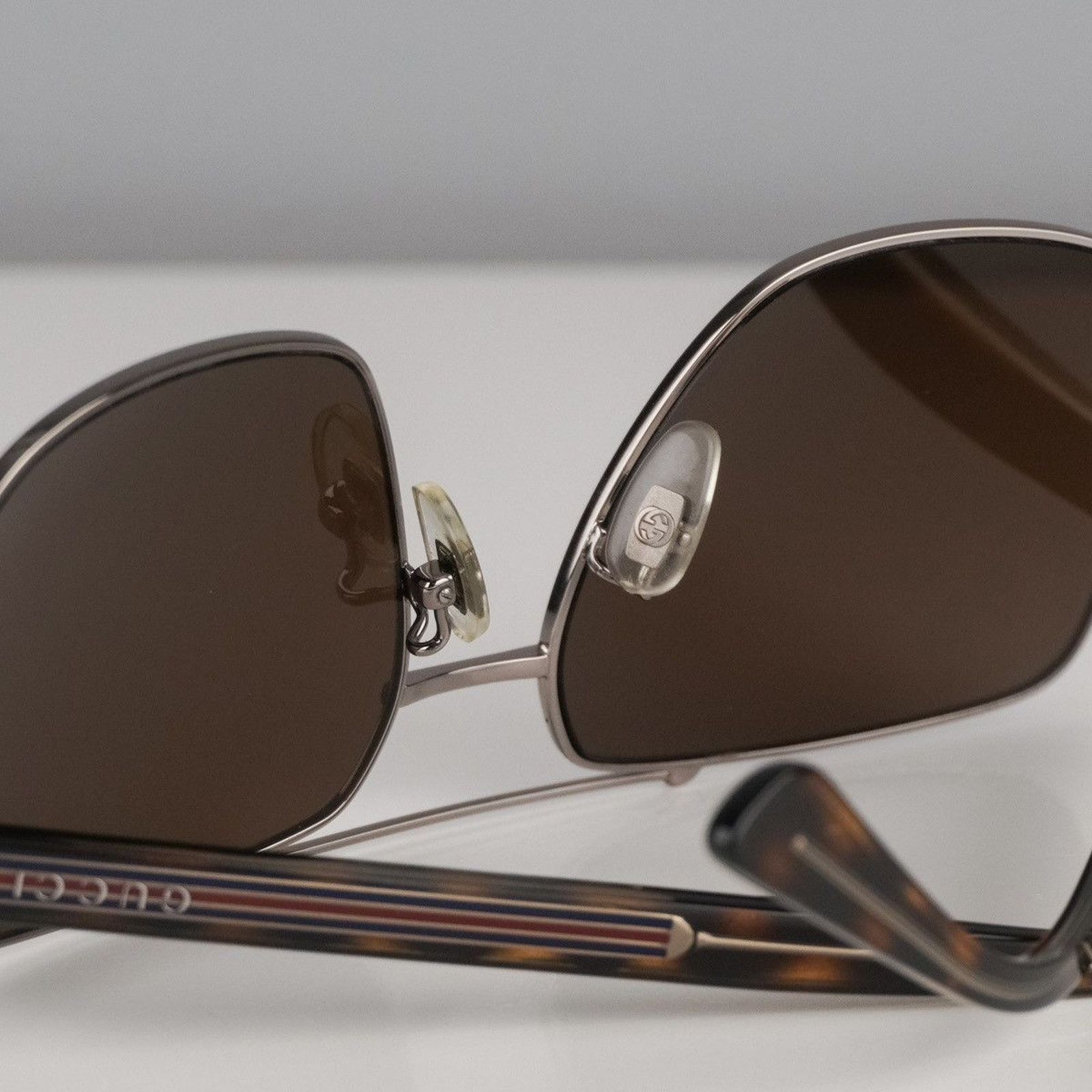Gucci Gucci vintage logo made in japan aviator pilot sunglasses Size ONE SIZE - 9 Thumbnail