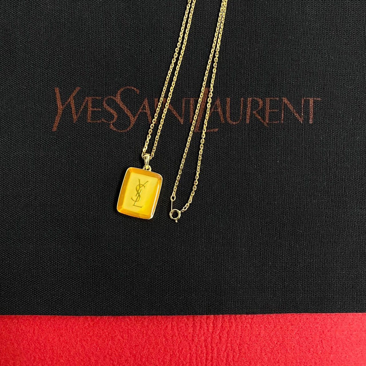 Yves Saint Laurent Yves Saint Laurent Necklace Gold Plated Size ONE SIZE - 1 Thumbnail