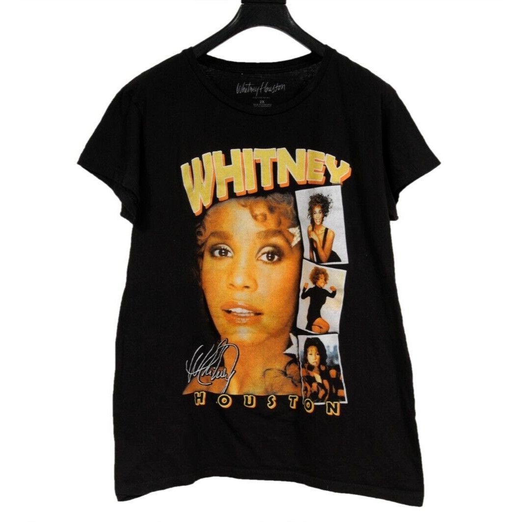 Band Tees Whitney Houston Vintage 2yk 2000s Tour Hits T Shirt -02165 Size US M / EU 48-50 / 2 - 1 Thumbnail