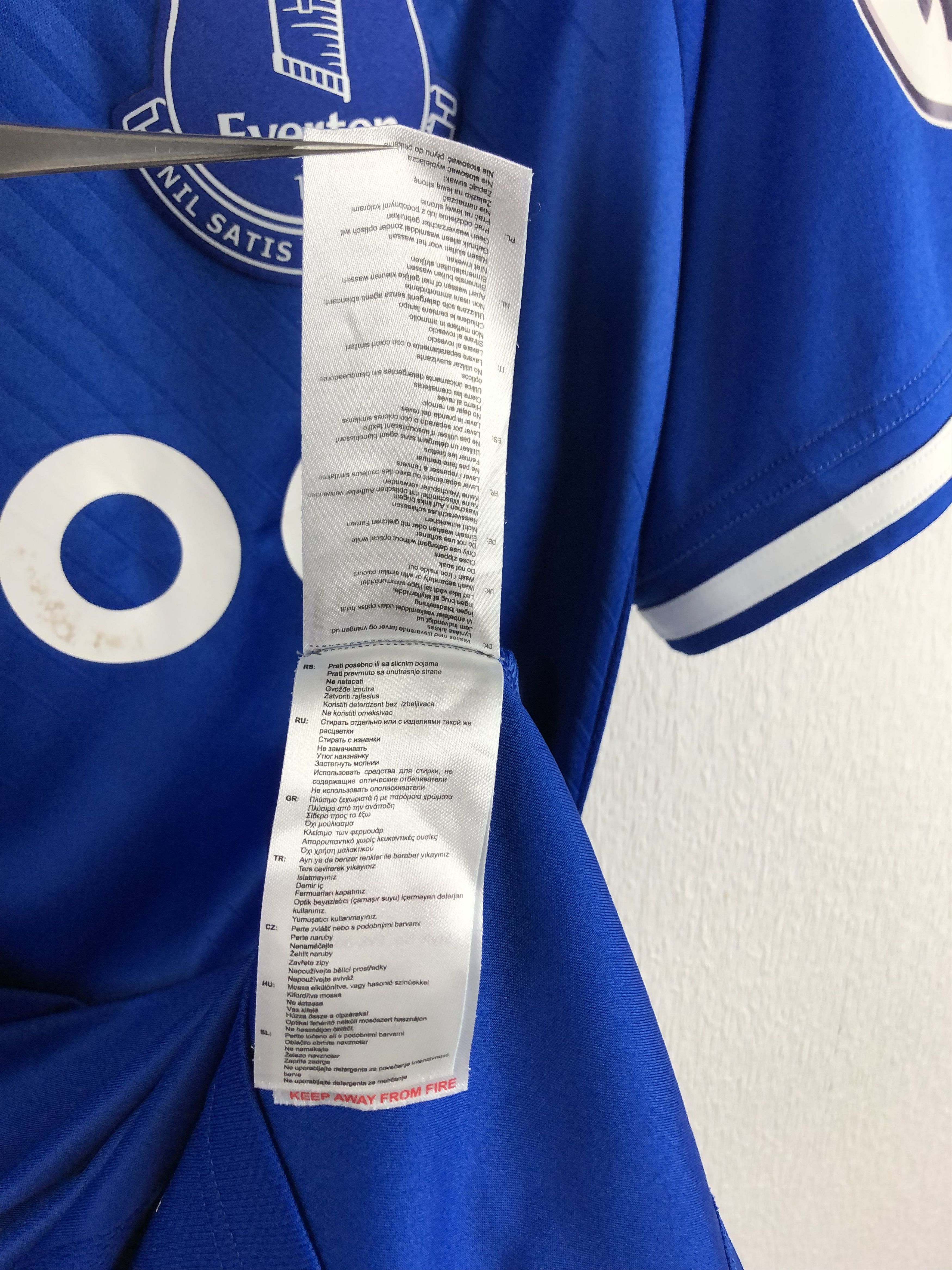 Other Everton football shirt Soccer Player Issue Jersey 7 Tee Hype Size US M / EU 48-50 / 2 - 11 Thumbnail