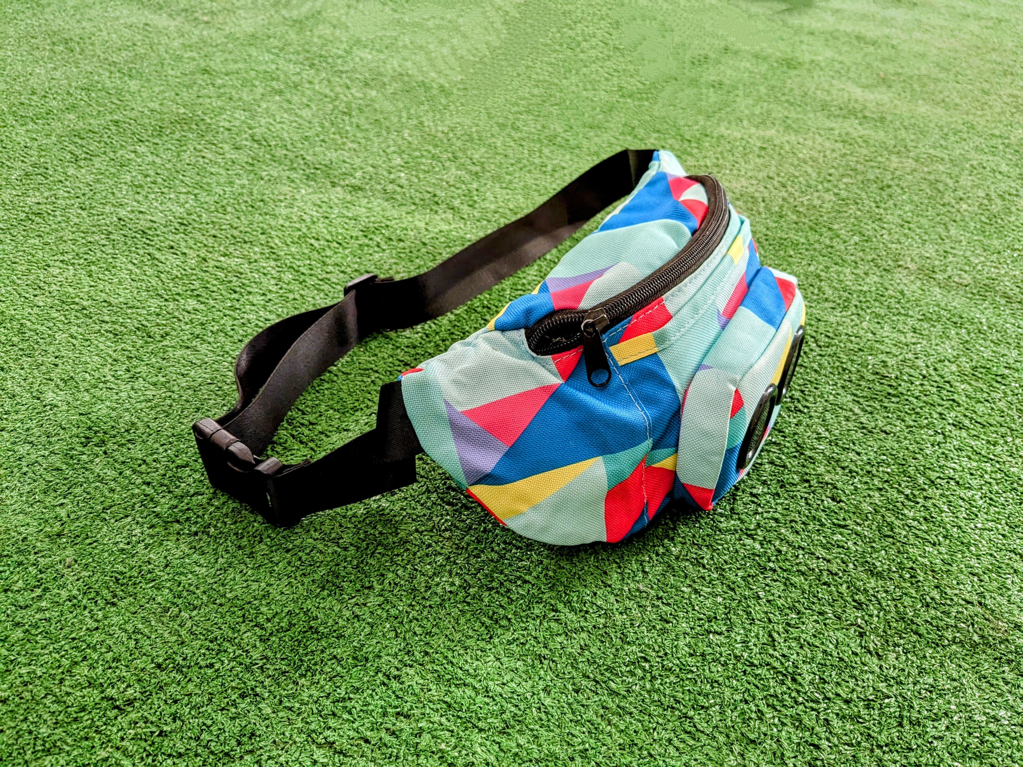 Designer Vivitar Bluetooth JAMBAG Speaker 80's Colorblock Fanny Pack Size ONE SIZE - 5 Thumbnail