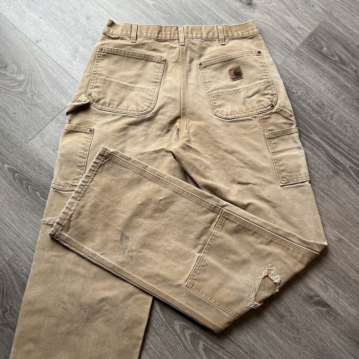 image of Carhartt Double Knee Pants Workwear in Brown, Men's (Size 32)