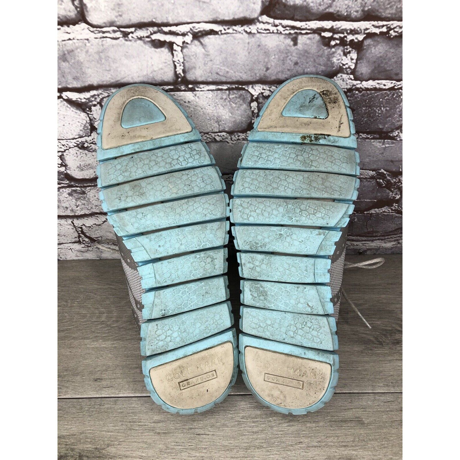 Cole Haan Cole Haan ZeroGrand Grand.OS Gray Mesh Wingtip Blue Shoes Me Size US 12 / EU 45 - 7 Thumbnail