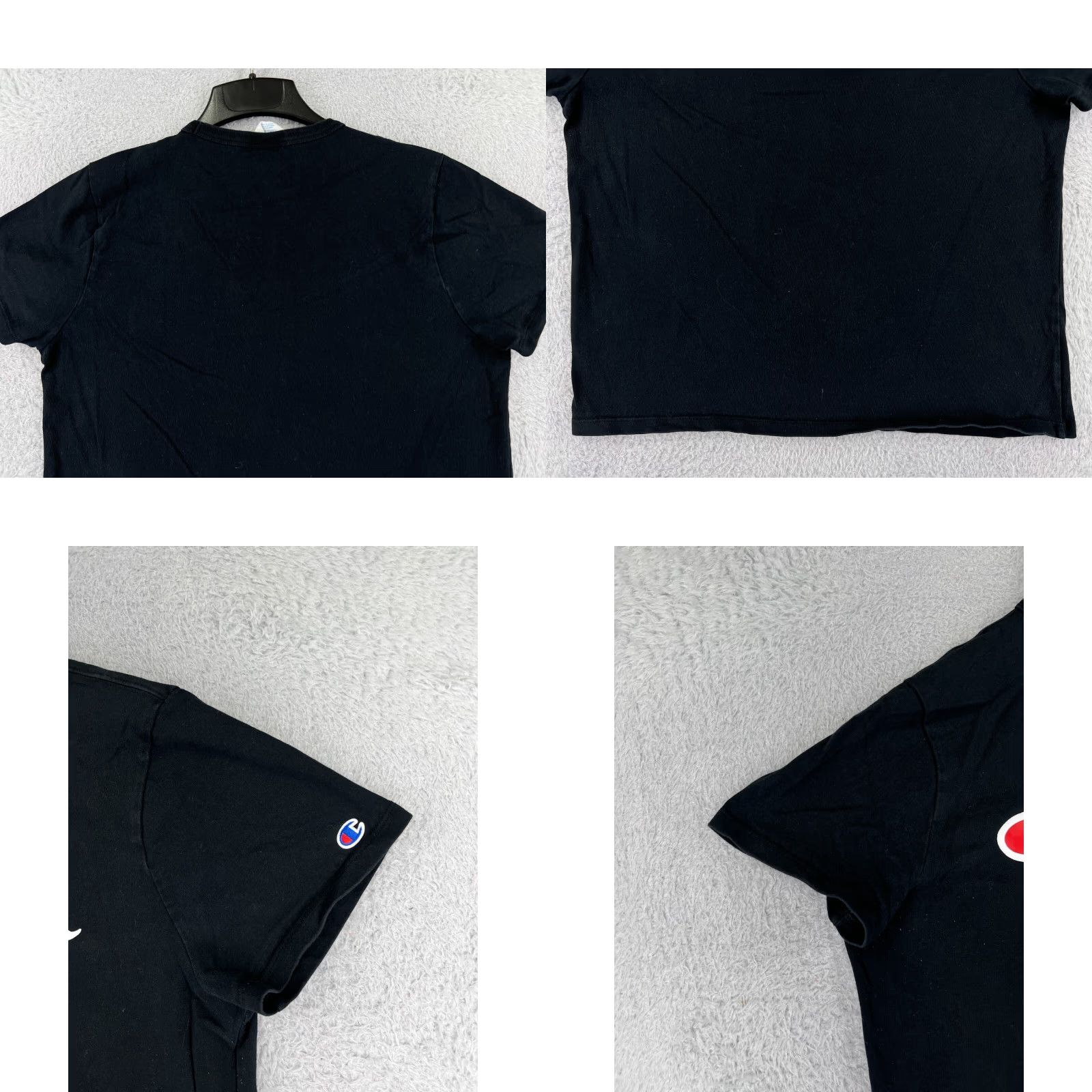 Champion Champion Women's Crop T-Shirt XL Black Logo Cotton All Seasons Activewear Size XL / US 12-14 / IT 48-50 - 8 Thumbnail