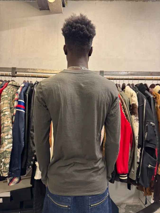 Designer × John Richmond × Vintage 2000s Richmond Rich Grey Brown Longsleeves Size US M / EU 48-50 / 2 - 3 Thumbnail