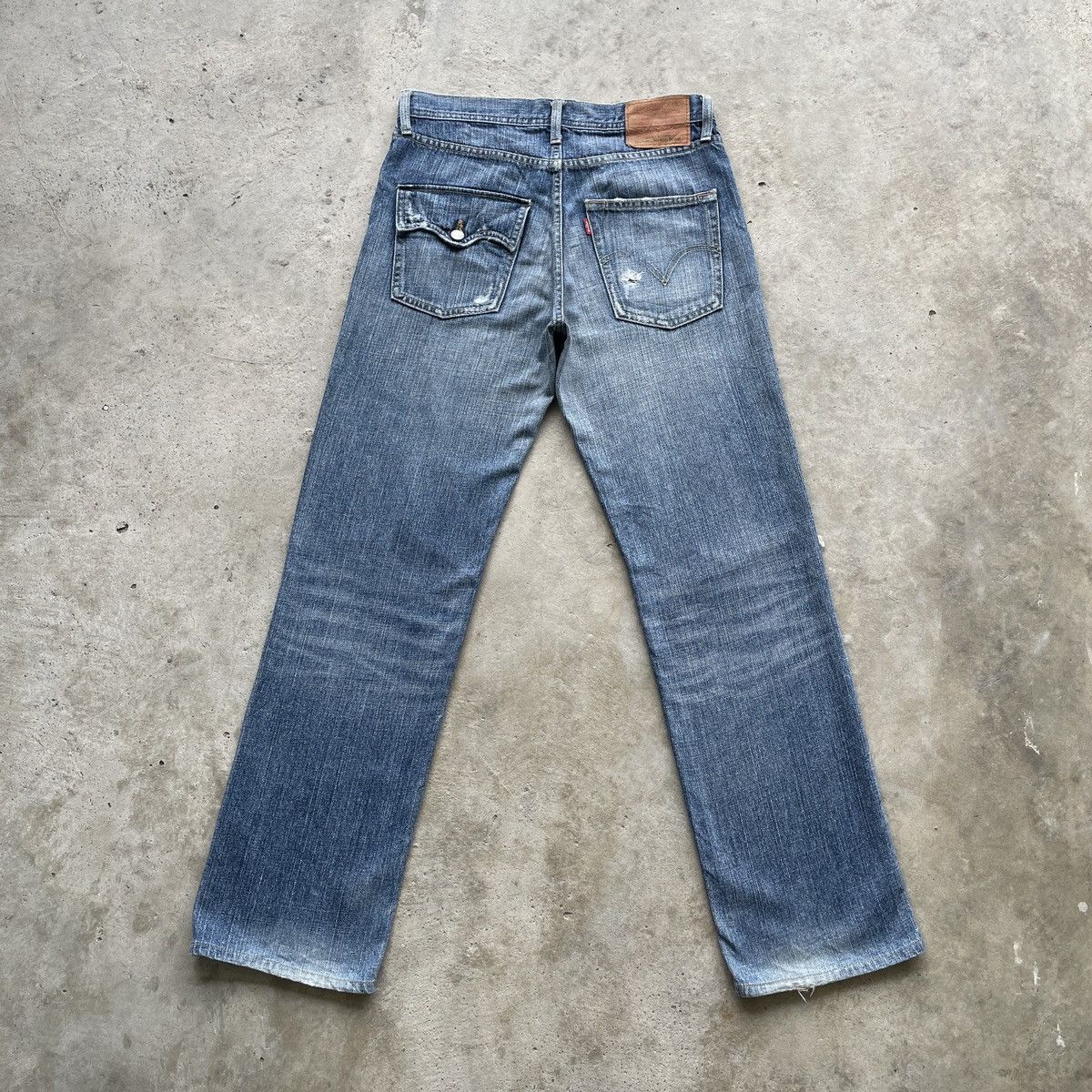 Levi's Vintage Clothing Vintage Levi’s Distressed Jeans Faded Denim Pants W32x31 Size US 32 / EU 48 - 12 Thumbnail