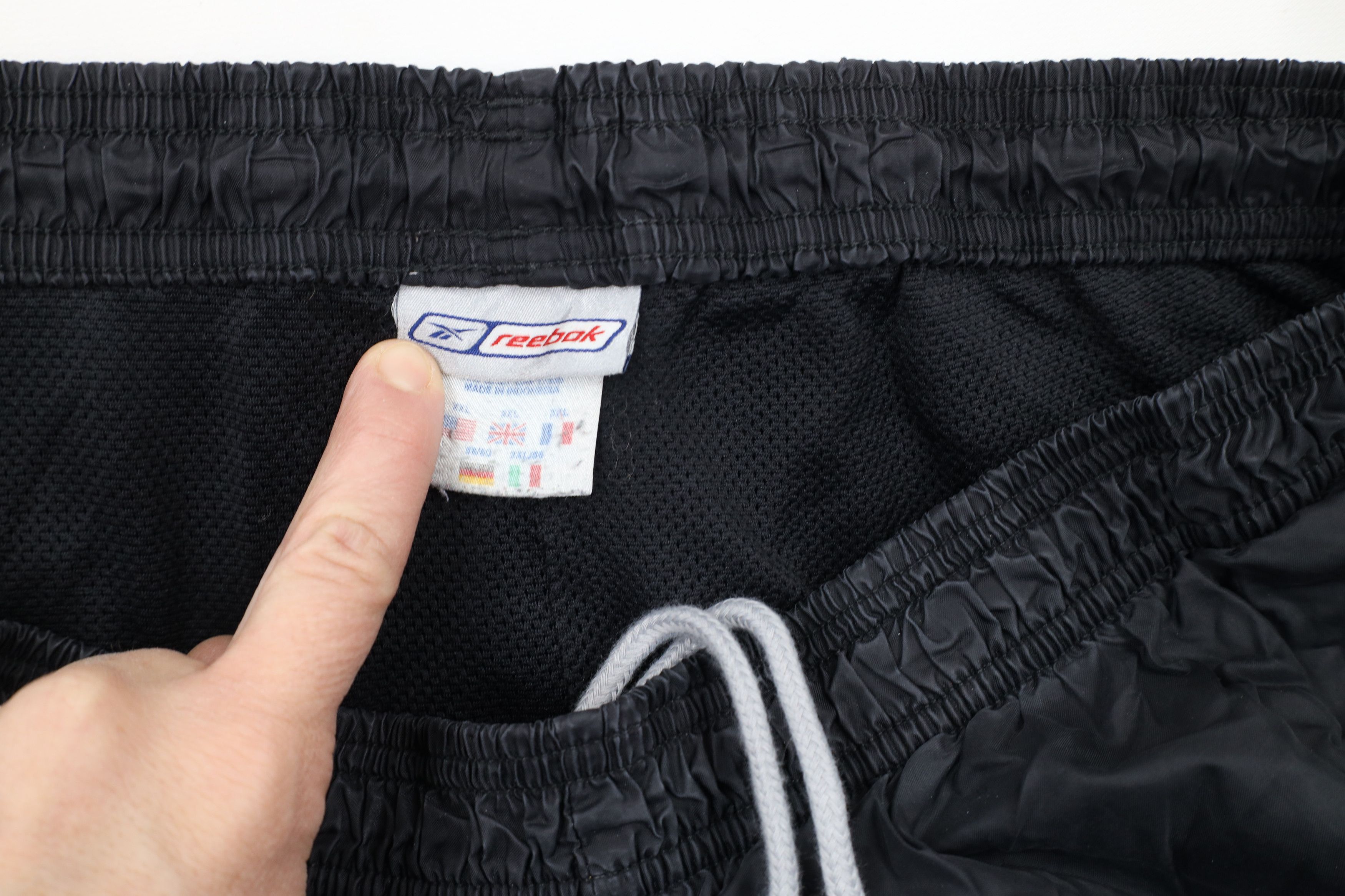 Reebok × Vintage Vintage 90s Reebok Spell Out Wide Leg Windbreaker Pants Size US 40 / EU 56 - 9 Thumbnail