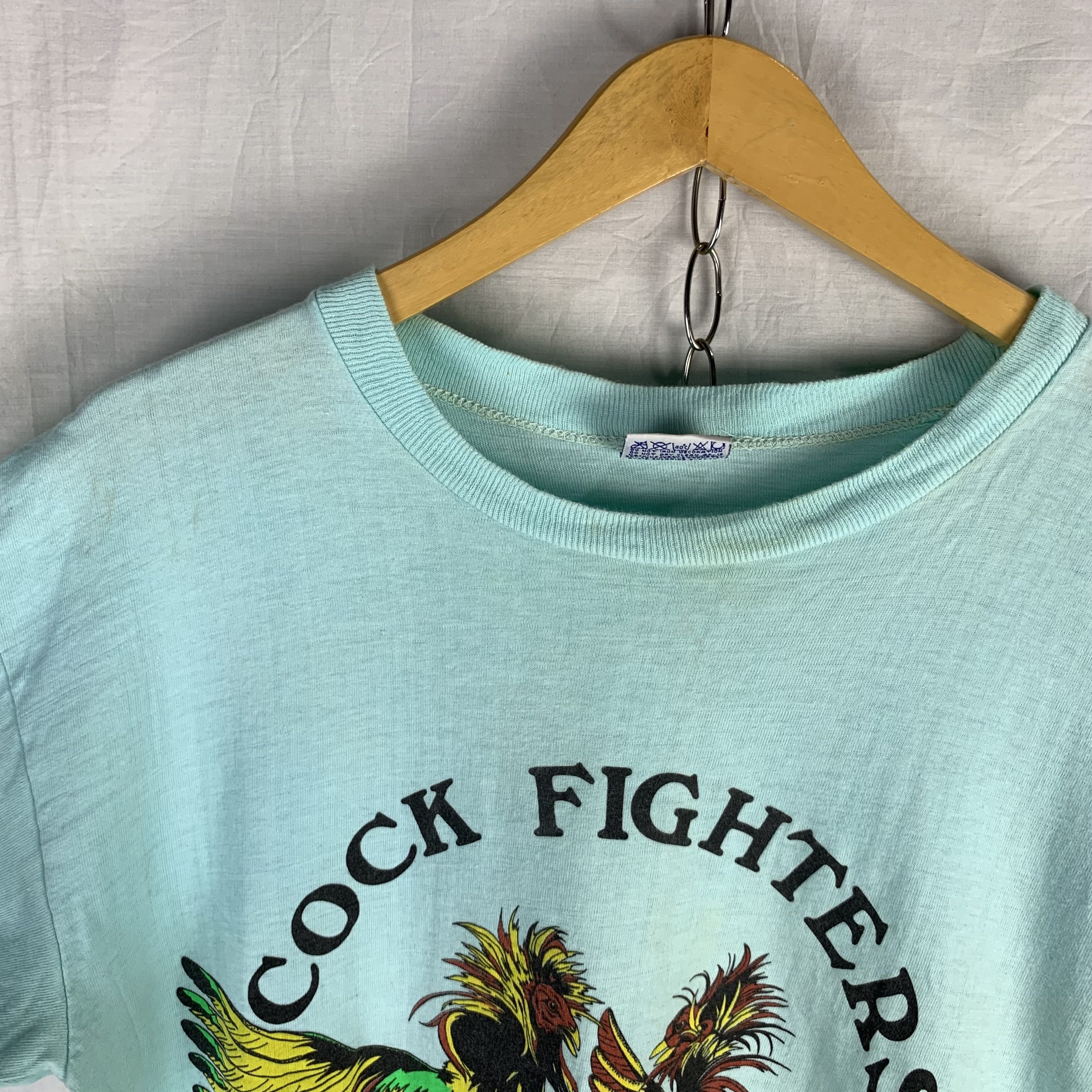 Vintage Vintage Cock Fighters Poly Tees Size US L / EU 52-54 / 3 - 2 Thumbnail