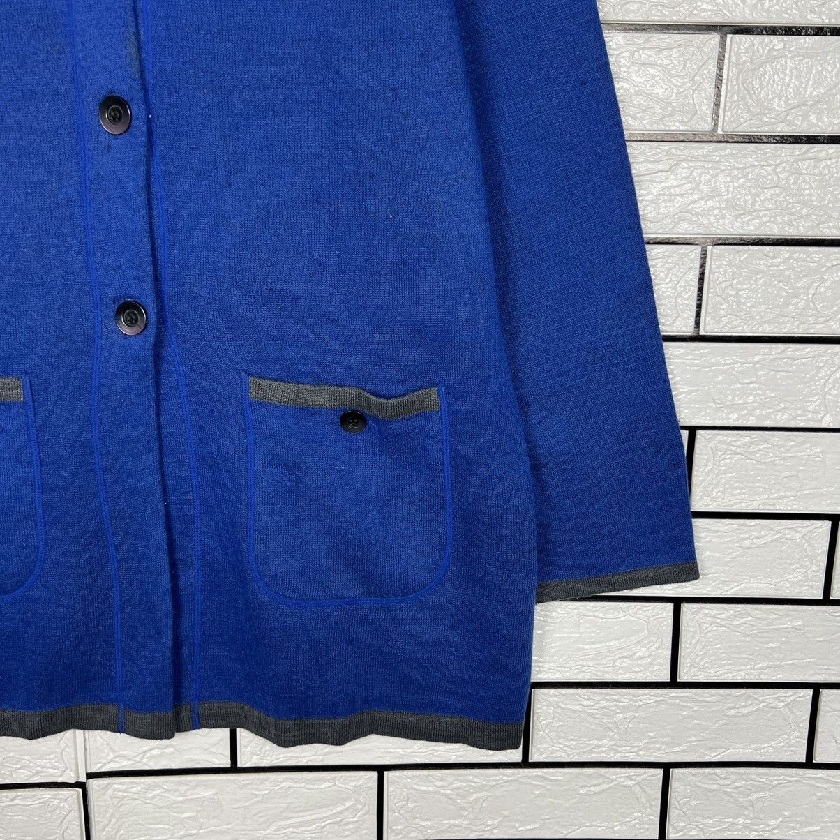Kansai Yamamoto KANSAI BIS Collection Minimalist Button Jacket #4032-C183 Size L / US 10 / IT 46 - 6 Thumbnail