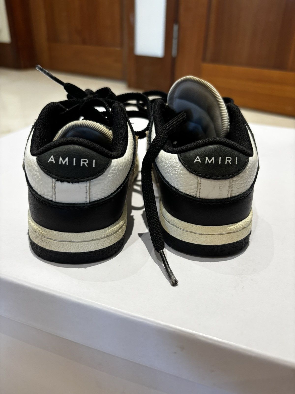 Amiri AMIRI Kids Skel-Top Low Sneakers – Size US 9 / EU 25 Size US 9 / EU 42 - 4 Thumbnail