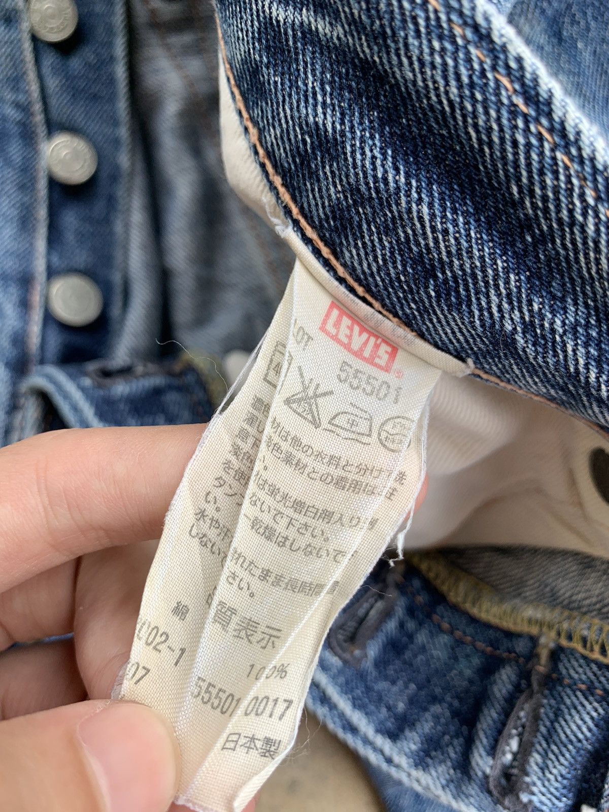 Levi's Vintage Levis Big E 501XX Selvedge Distressed Denim Size US 30 / EU 46 - 15 Thumbnail