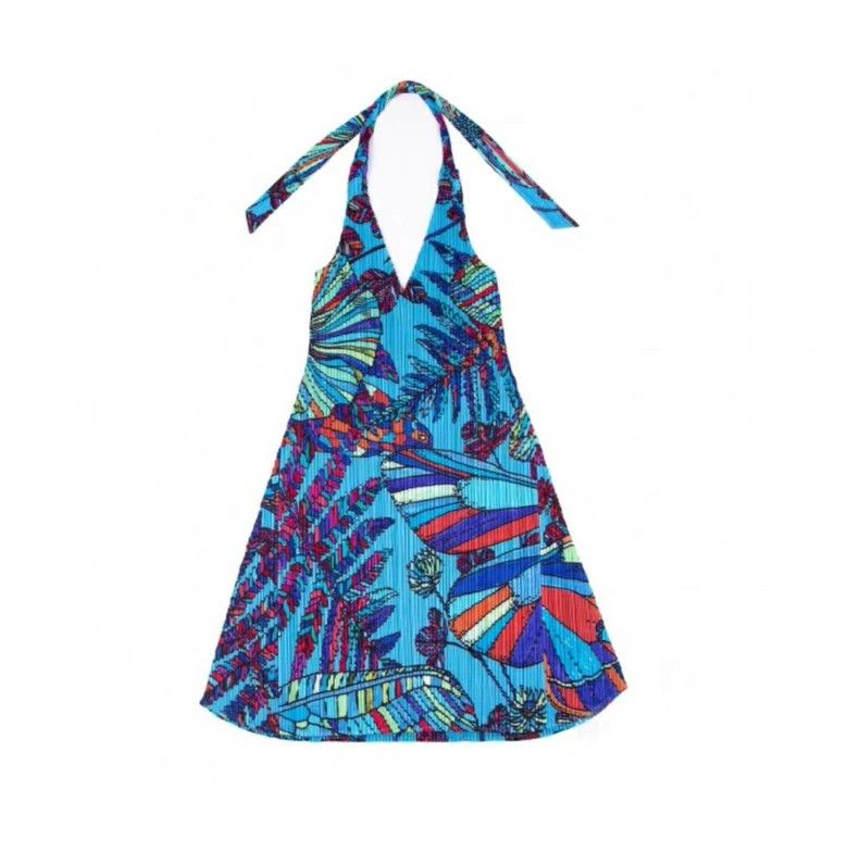 Issey Miyake Issey Miyake size:4 Tropical rainforest butterfly wing hal Size M / US 6-8 / IT 42-44 - 3 Thumbnail