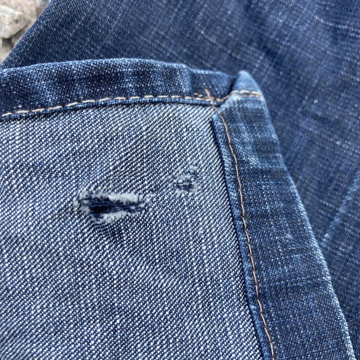 Marithe + Francois Girbaud DISTRESSED MARITHE FRANCOIS GIRBAUD BOOTCUT JEANS Size 27" / US 4 / IT 40 - 8 Thumbnail