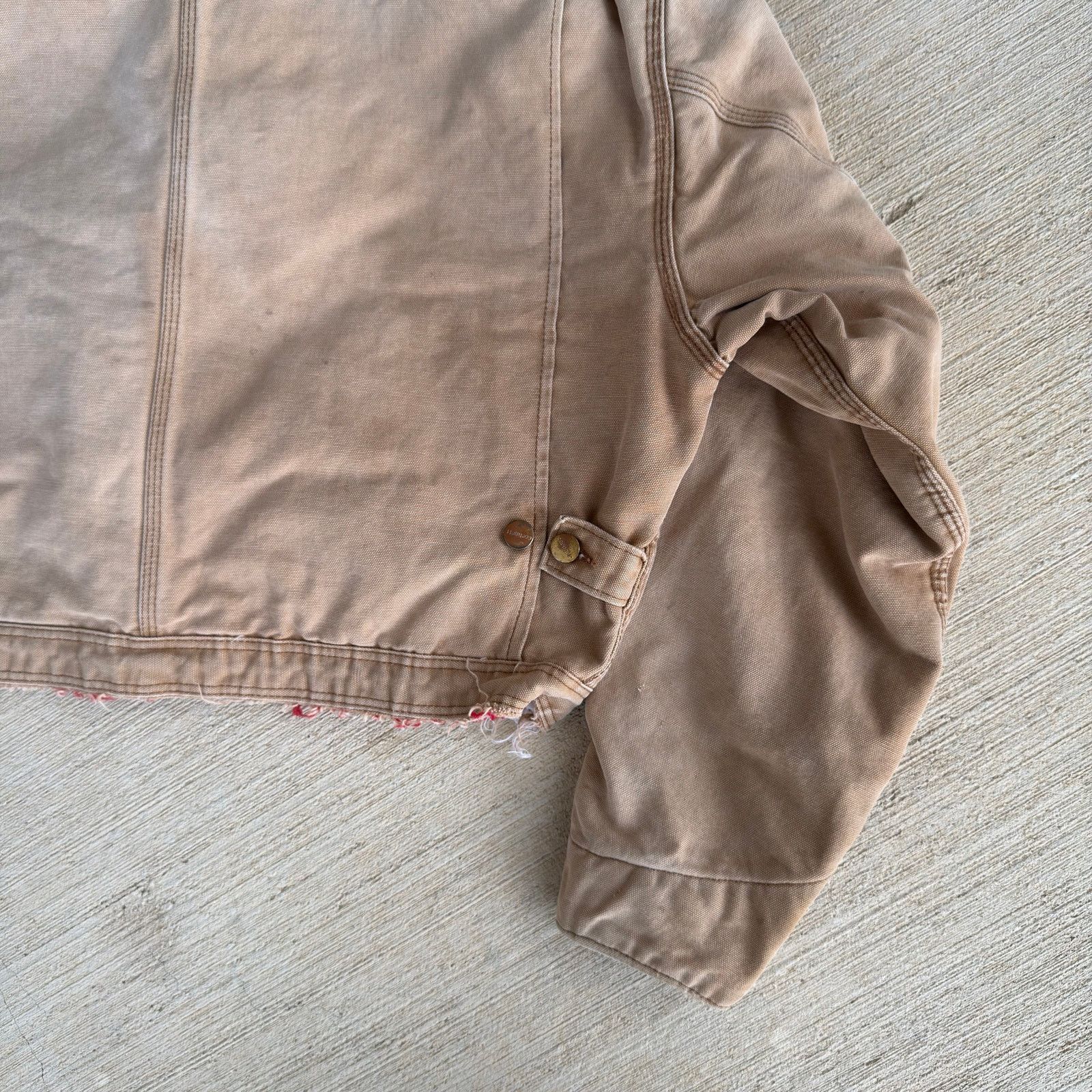 Carhartt × Vintage Carhartt brown cropped Detroit style work wear jacket Size US S / EU 44-46 / 1 - 9 Thumbnail
