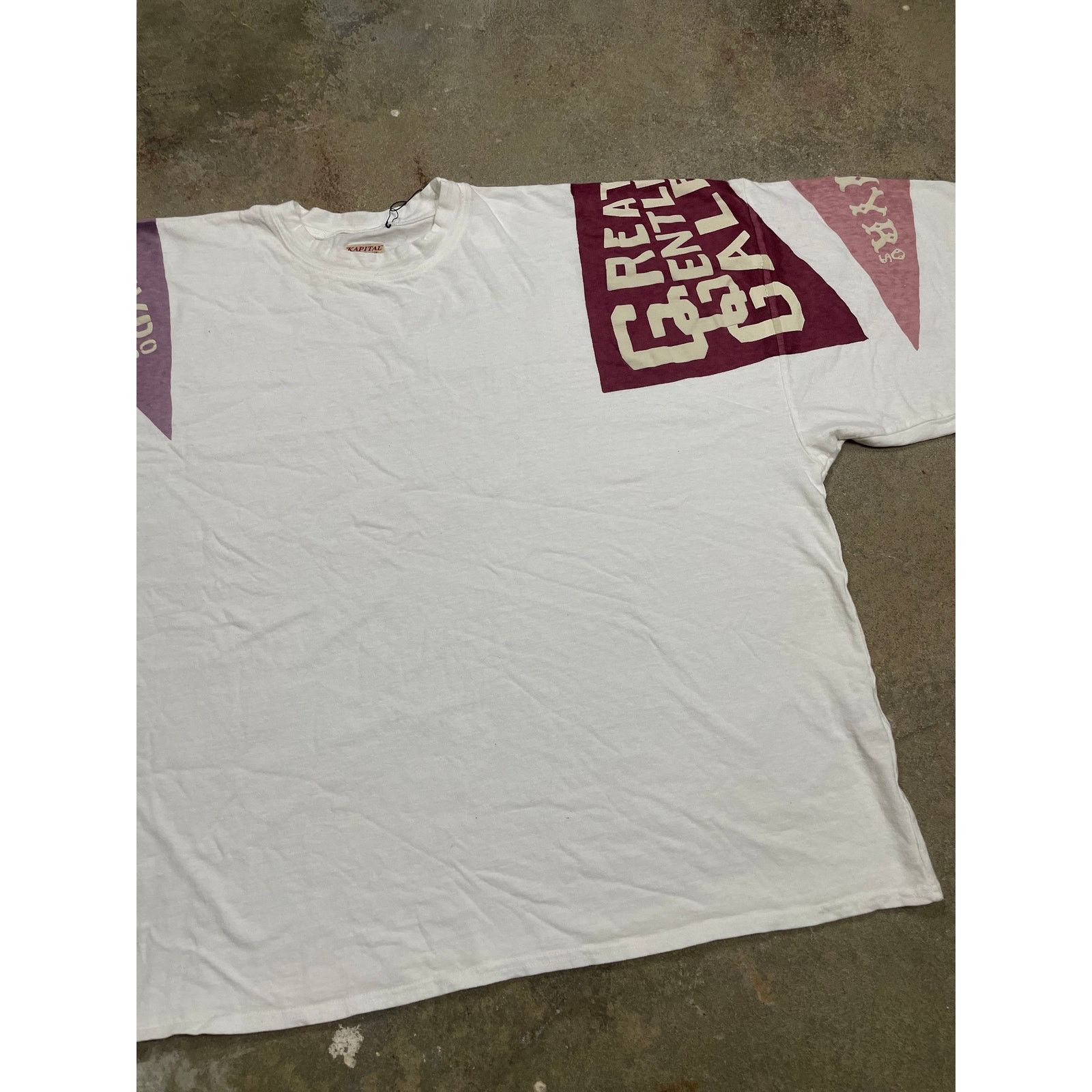 Kapital Kapital Zephyr Oversized Tee White Used 1 (Small) Size US S / EU 44-46 / 1 - 2 Thumbnail