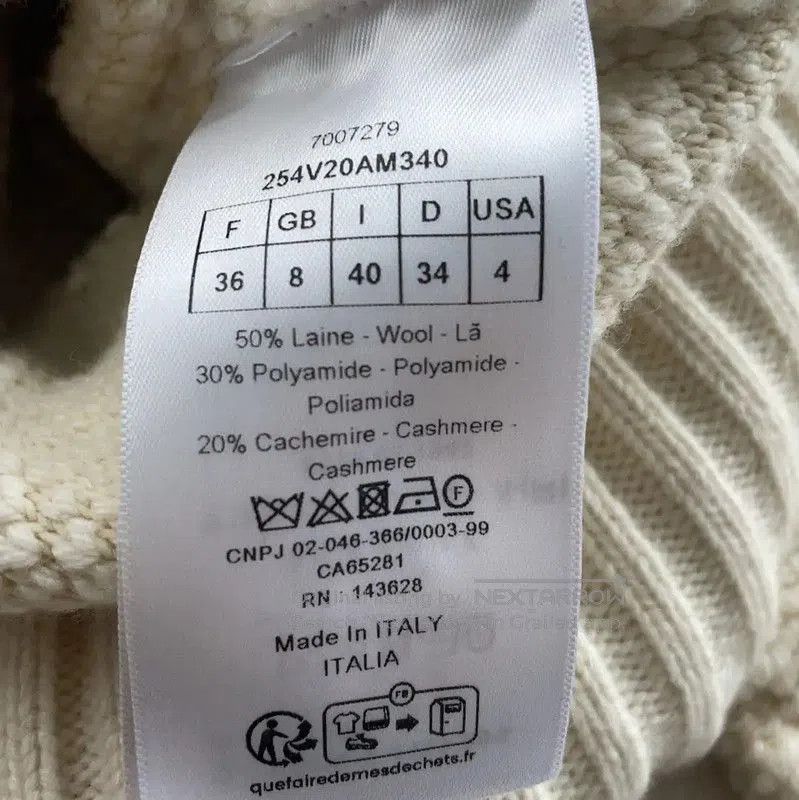 Dior Dior Cream Wool Women's Jacket . Size XS / US 0-2 / IT 36-38 - 4 Thumbnail