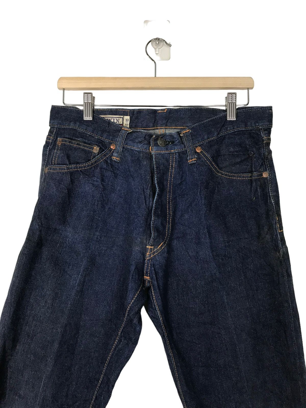 Japanese Brand 🔥 1970s EDWIN JEANS Size US 32 / EU 48 - 3 Thumbnail