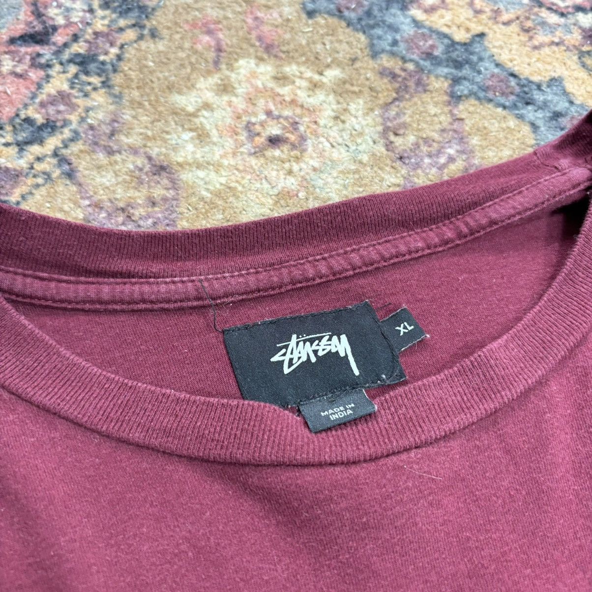 Stussy × Vintage Rare Stussy t shirt big logo half sleeve Vintage Y2K Skate Size US XL / EU 56 / 4 - 4 Thumbnail