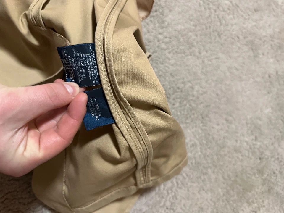 Polo Ralph Lauren Polo Ralph Lauren Blazer & Jacket Cotton Beige Sz M Size 38R - 10 Thumbnail