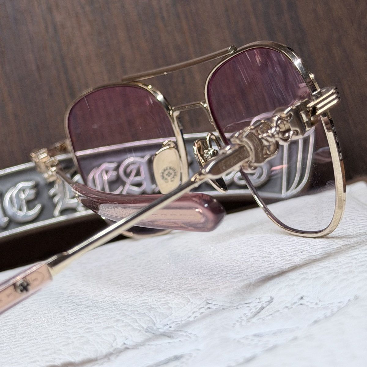 Chrome Hearts Chrome Hearts WENCE 1/1 Sunglasses Size ONE SIZE - 12 Thumbnail