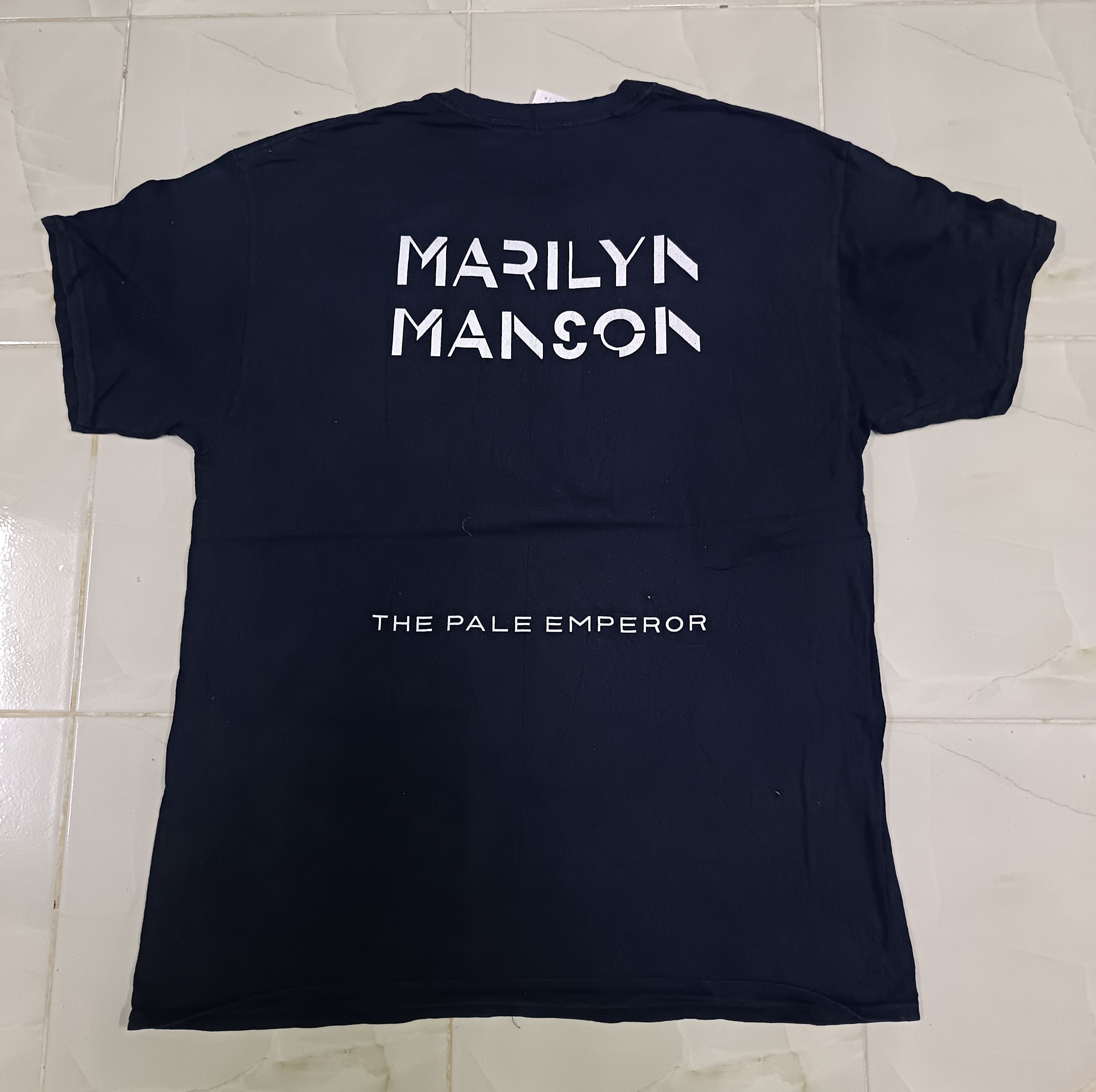 Marilyn Manson Vintage 2015 The Pale Emperor Marilyn Manson Rock Band Tee Size US L / EU 52-54 / 3 - 5 Thumbnail