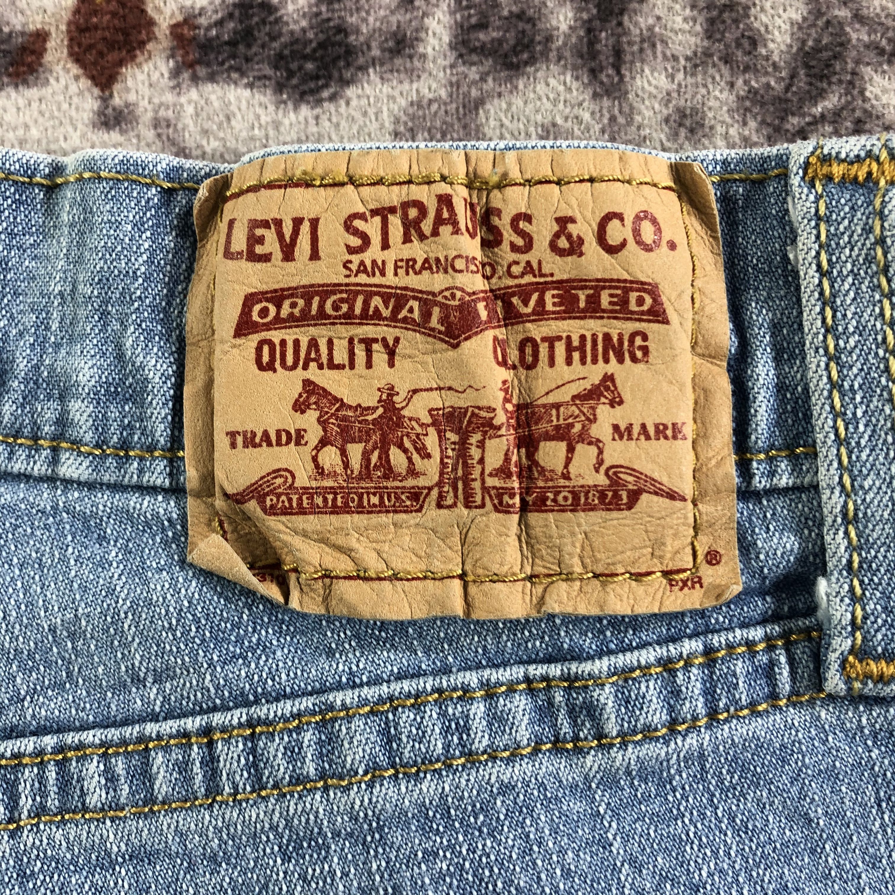 Levi's × Vintage Vintage Blue Wash Levis 550 Jeans-JM3413 Size 33" - 5 Thumbnail