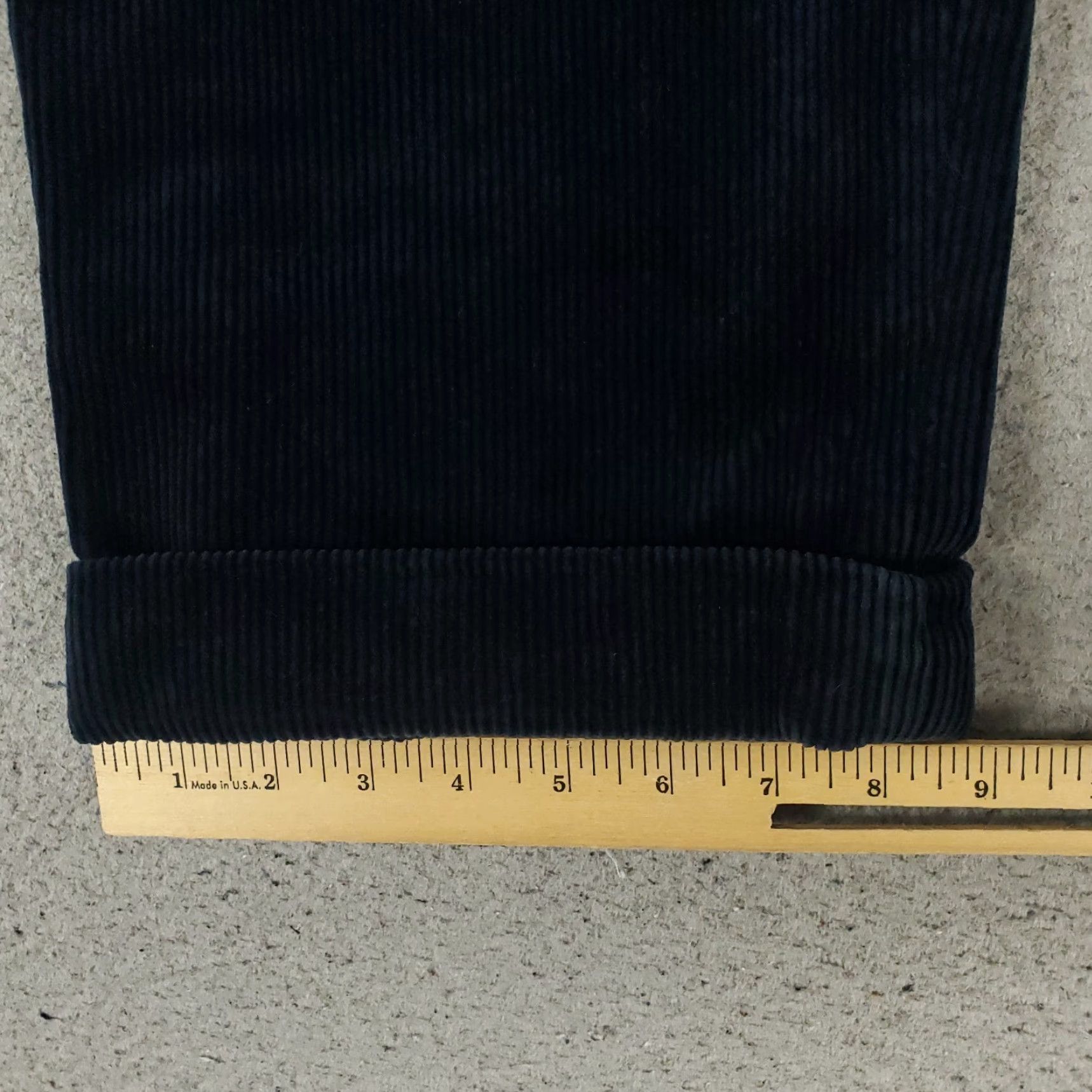 Ralph Lauren Ralph Lauren Pants Mens 40x30 Navy Blue Corduroy Straight Cuffed Pleated Chino Size US 40 / EU 56 - 6 Thumbnail
