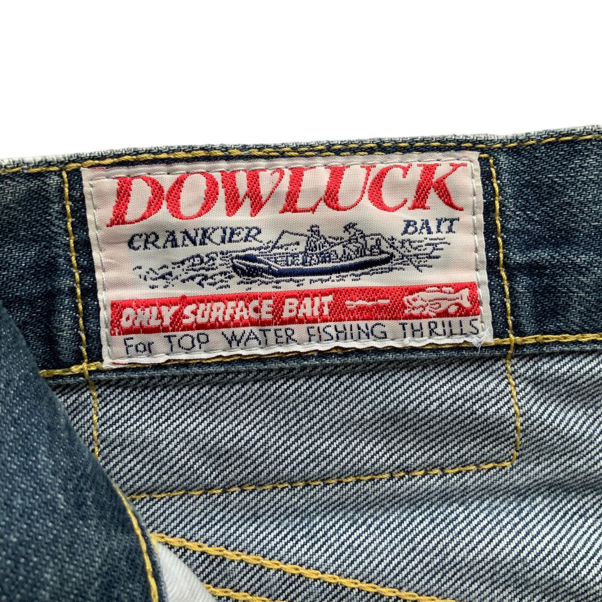 Evisu × Japanese Brand EVISU DOWLUCK EMBROIDERED SELVEDGE JEANS Size US 26 / EU 42 - 6 Thumbnail