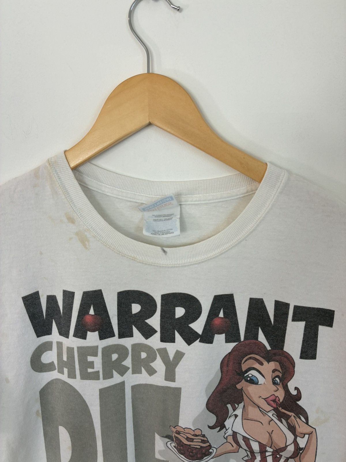 Band Tees Distressed WARRANT Cherry Pie Hot Girl Band Tee Size US XL / EU 56 / 4 - 3 Thumbnail