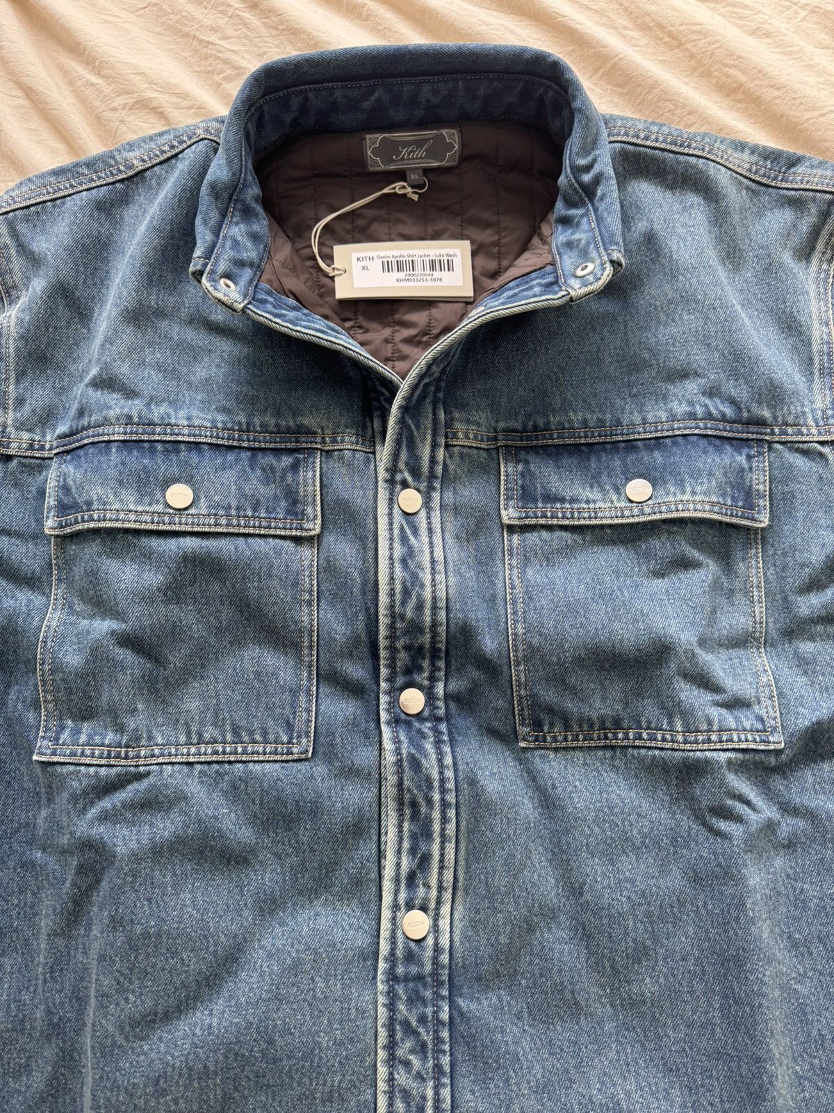 Kith Kith Denim Apollo Shirt Jacket Luka Wash (Size XL) Size US XL / EU 56 / 4 - 3 Thumbnail