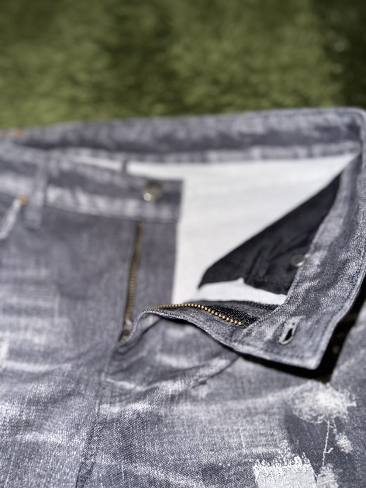 Lee [M] Lee MADE IN JAPAN Repair-Print Cotton Pants gray Size US 30 / EU 46 - 3 Thumbnail