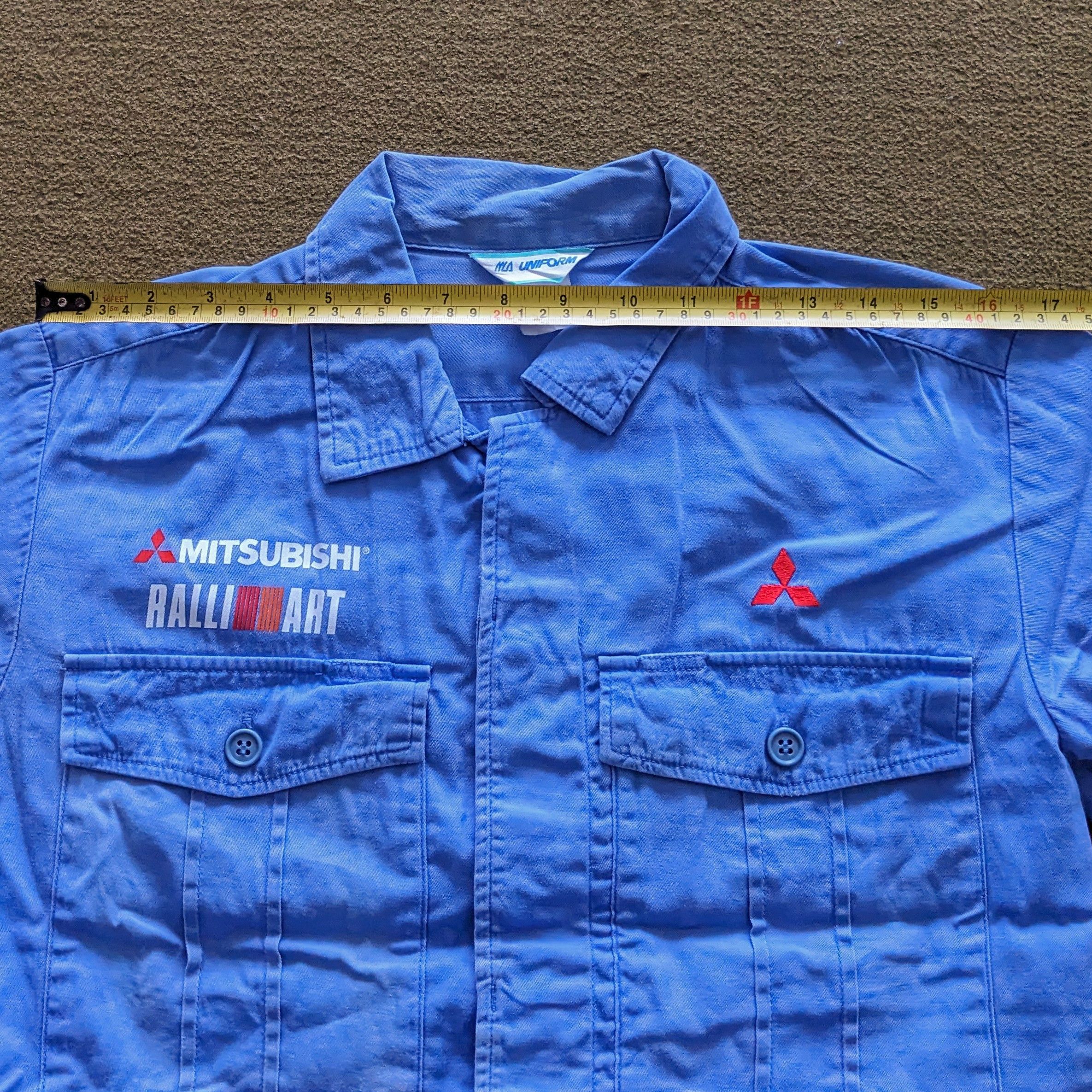 Japanese Brand Vintage MITSUBISHI RALLI ART Racing Uniform Custom Jacket Size US S / EU 44-46 / 1 - 5 Thumbnail