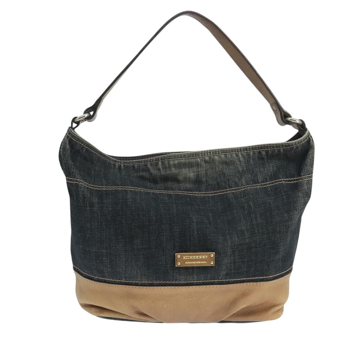 Burberry Blue Label Grey Denim - Jeans Shoulder Bag (Pre-Owned) Size ONE SIZE - 1 Thumbnail