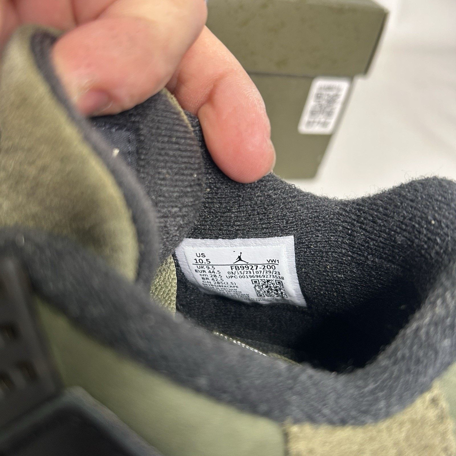 Jordan Brand Nike Air Jordan 4 SE Craft “Medium Olive” Size US 10.5 / EU 43-44 - 6 Thumbnail