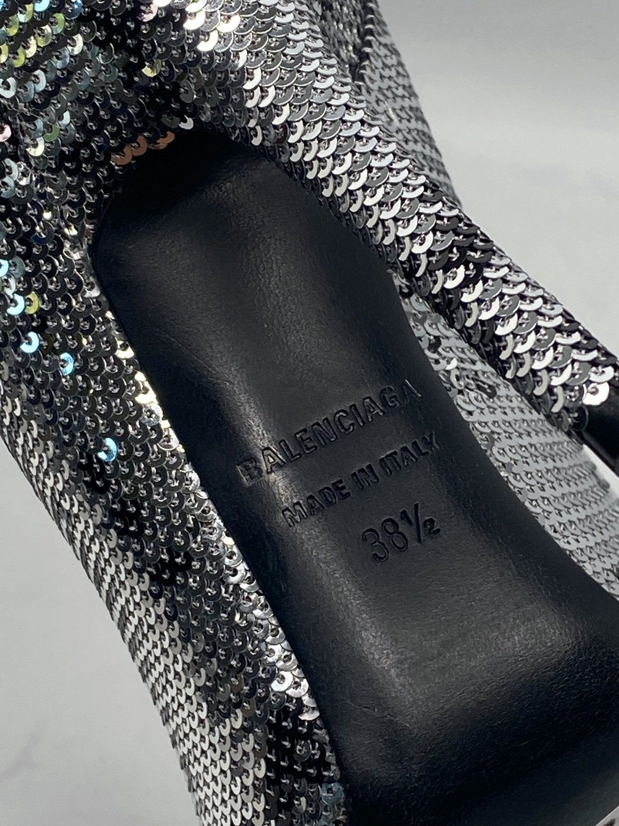 Balenciaga Balenciaga Knife Sequin High Heel Sock Booties size 38.5 Size US 8.5 / IT 38.5 - 12 Thumbnail