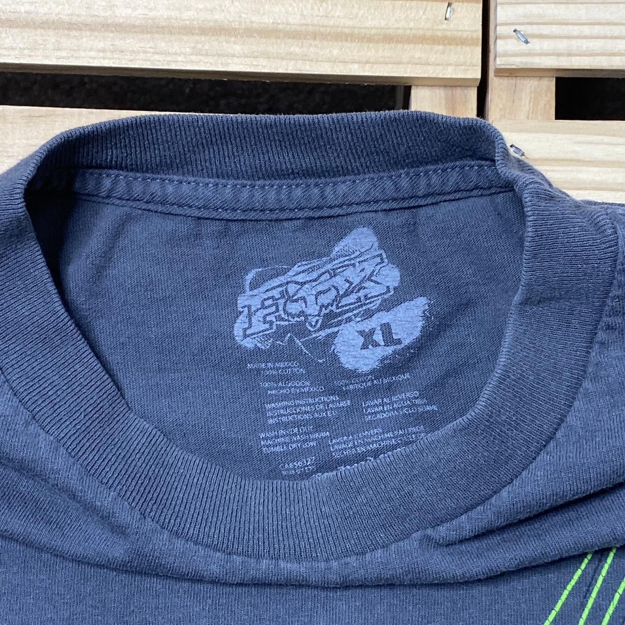 Fox Racing Fox Racing Gray Y2K Motocross Tee Size XL Size US XL / EU 56 / 4 - 3 Thumbnail