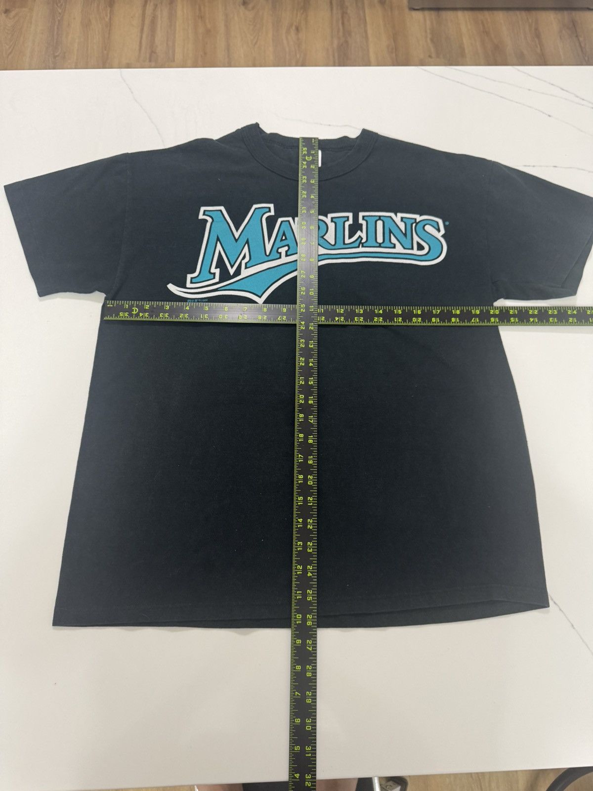 Russell Athletic 🔥 Vintage 90s Florida Marlins Tee 🔥 Size US M / EU 48-50 / 2 - 5 Thumbnail