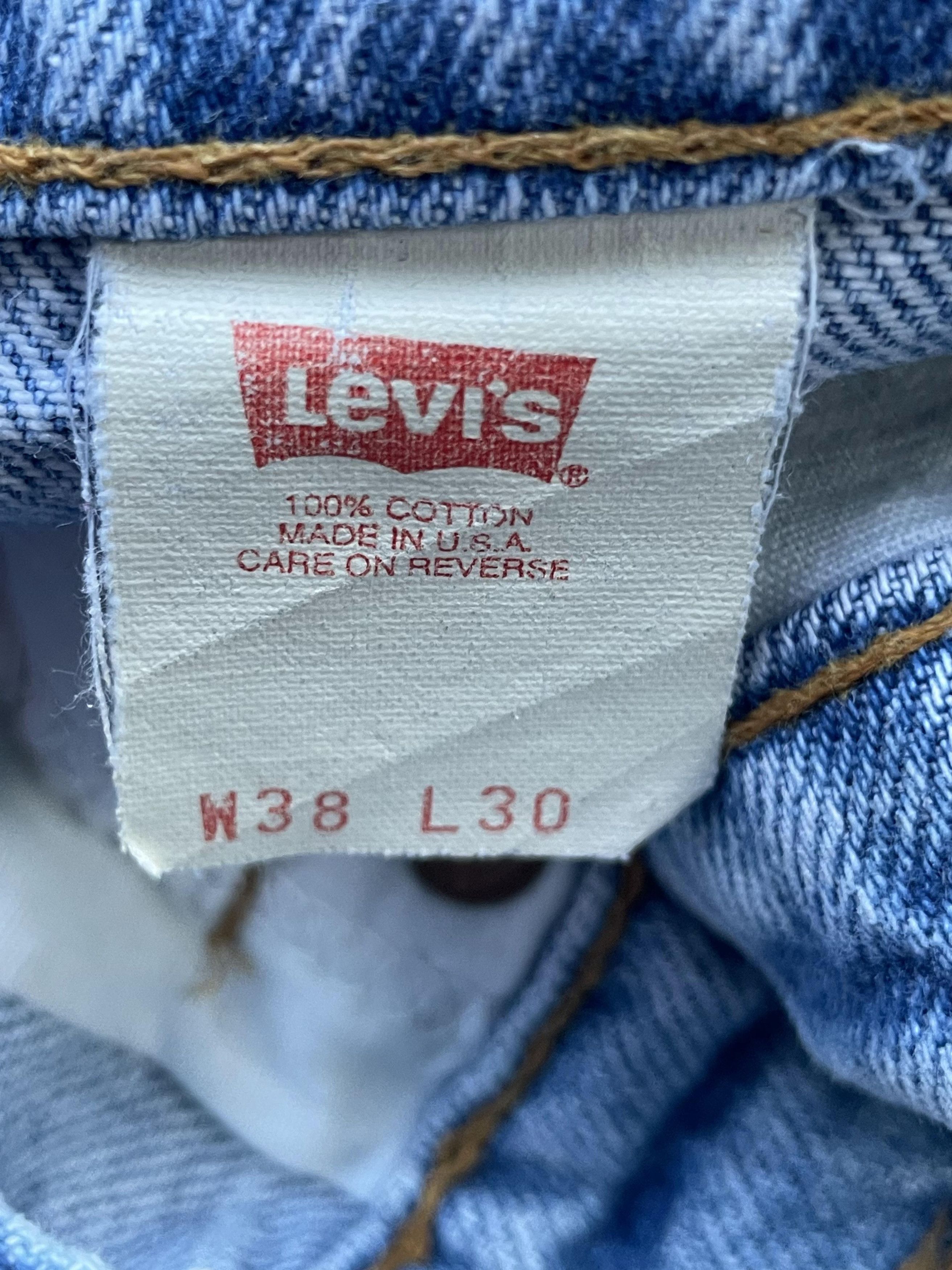 Levi's Vintage 1995 Levis 517 e Orange Tab Denim Short Size US 37 - 8 Thumbnail