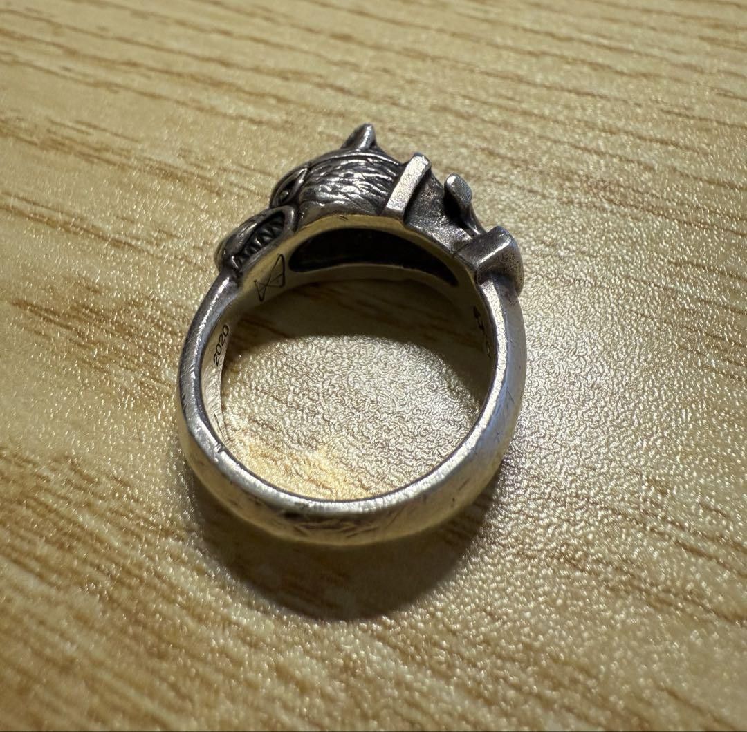 Yohji Yamamoto .950 Silver Gothic Wolf Dagger Ring Size ONE SIZE - 4 Thumbnail