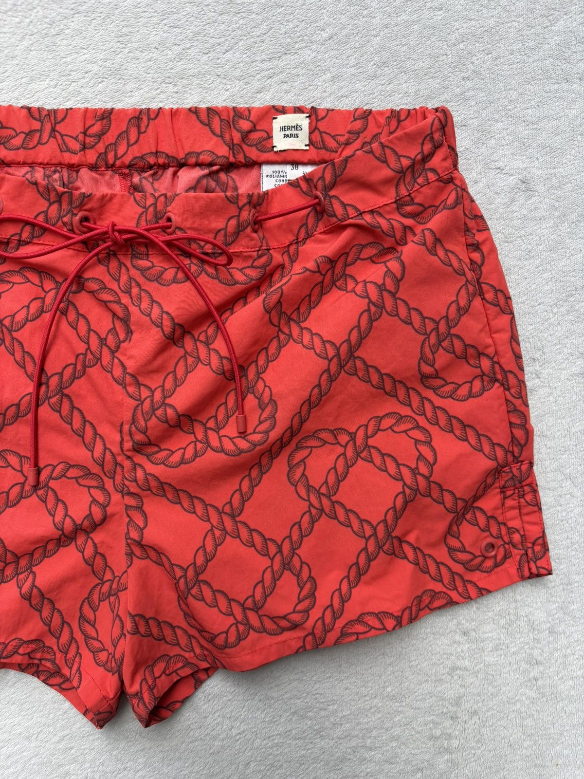 Hermes Hermes by Jean Paul Gaultier Rope Print Shorts Size 27" / US 4 / IT 40 - 4 Thumbnail
